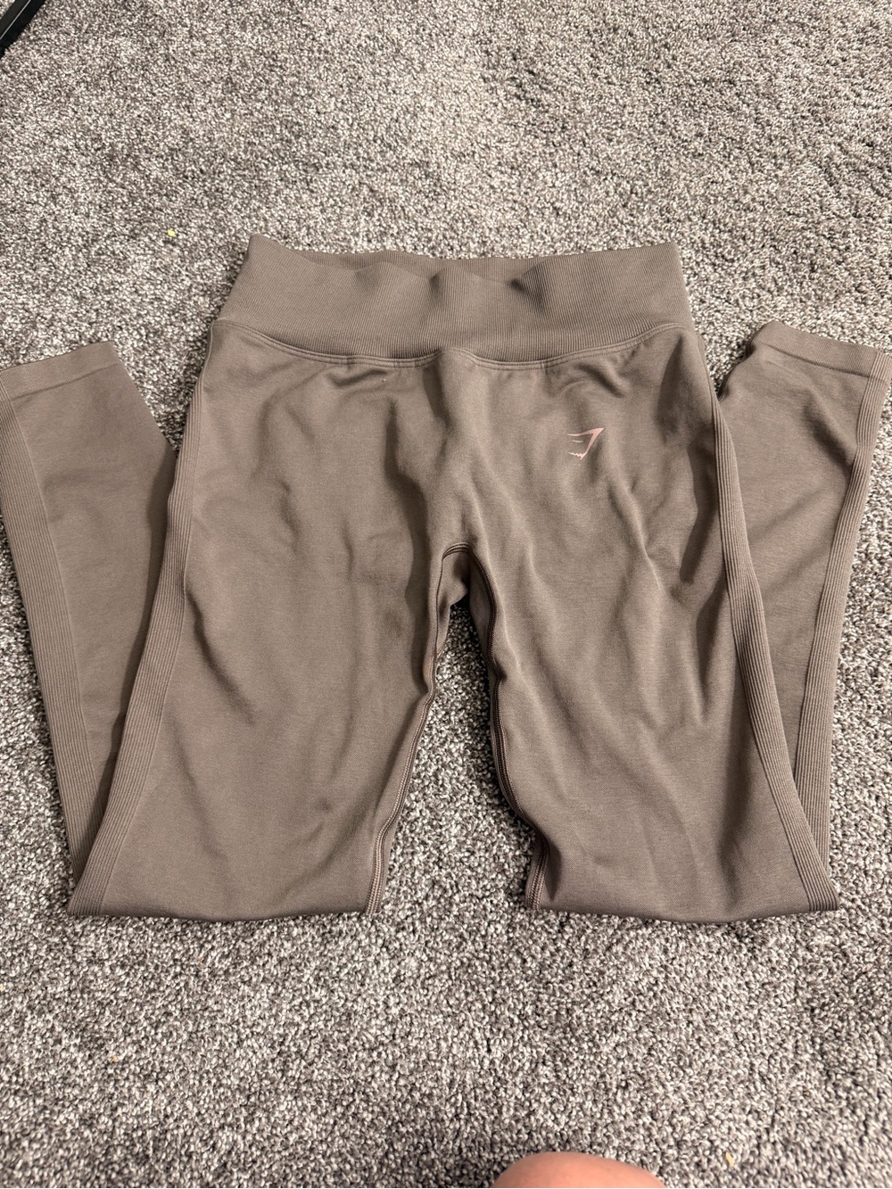 Gymshark High-Waist Leggings in Taupe Brown